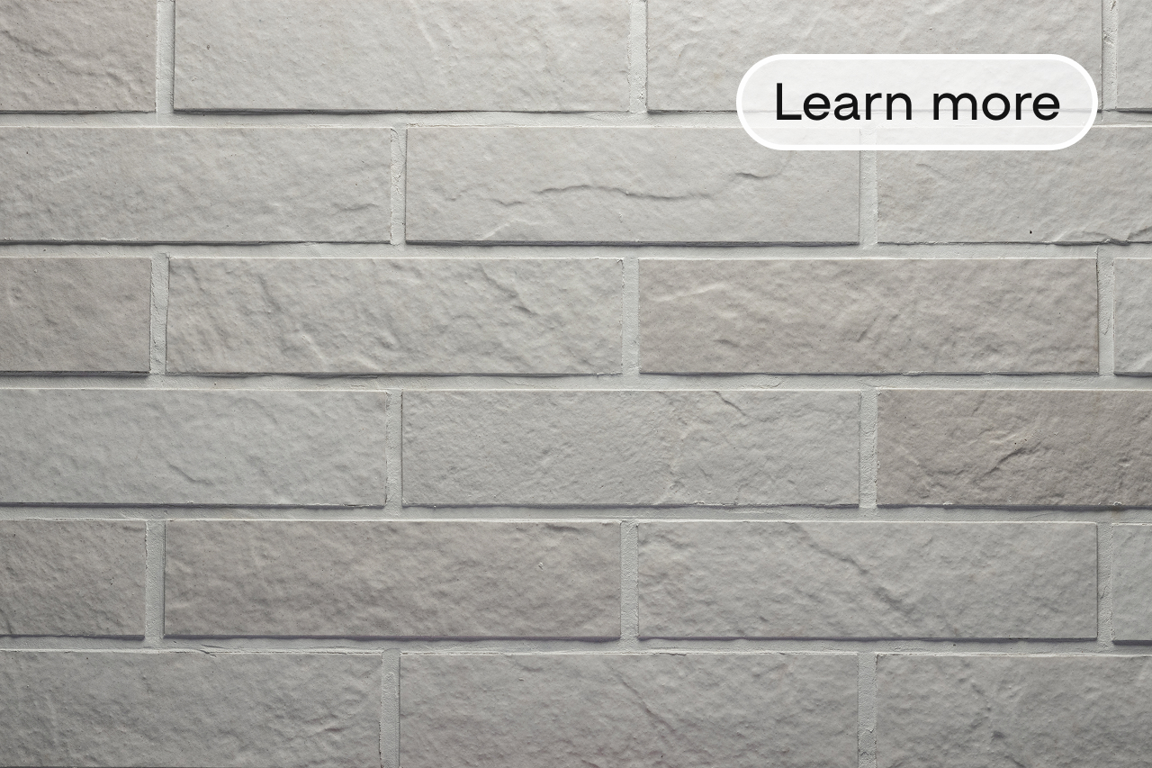 Flexible clinkerRock Stone Brick Mont Blanc