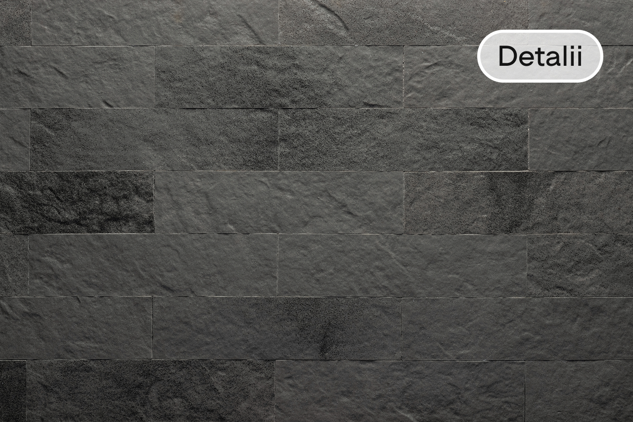 Placi flexibileRock Stone Brick Grey Cold Rock