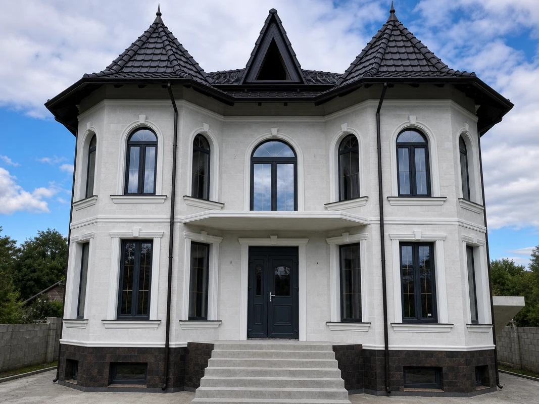 Gresie flexibilă pentru fațada - casă privată in Balti