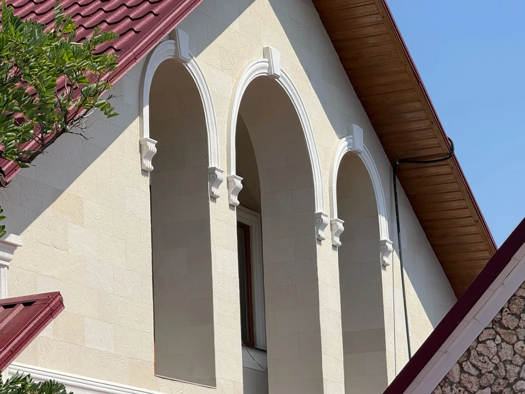 Gresie flexibilă fațada Pletaflex – casa in Costesti